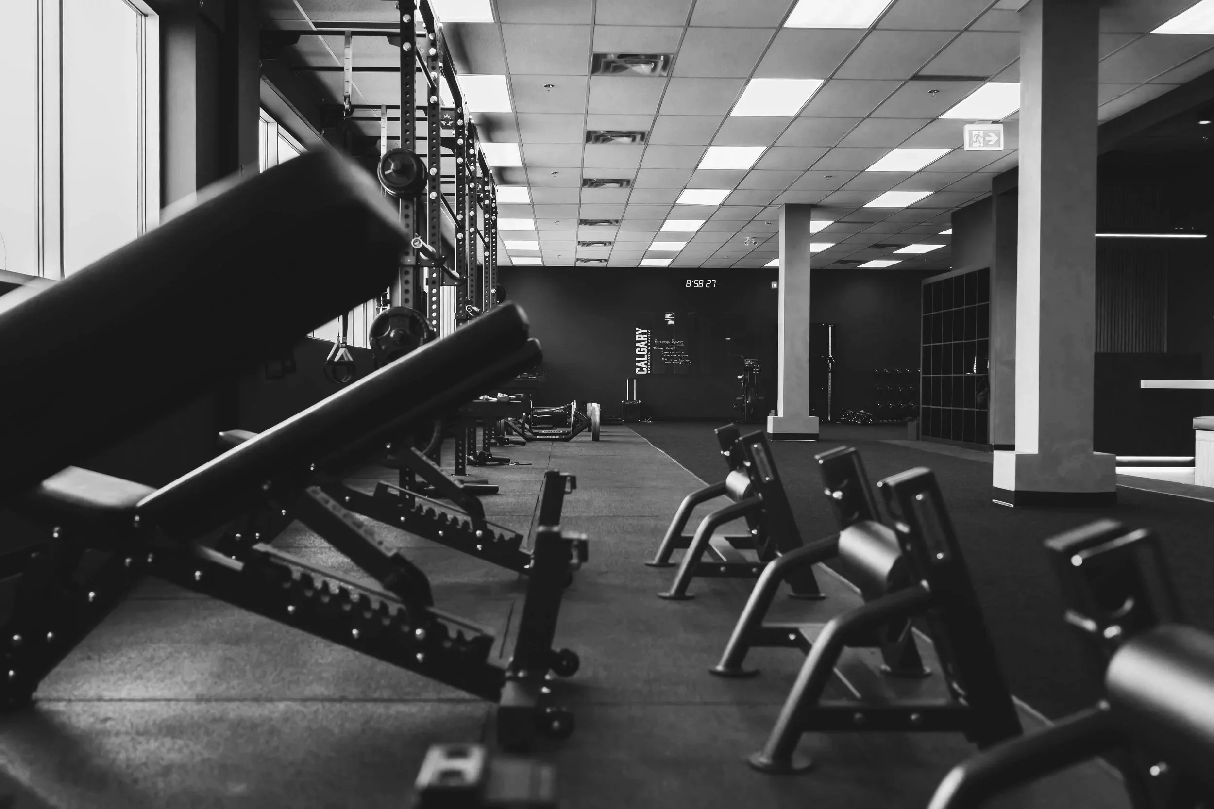 Plate-loaded machines and benches