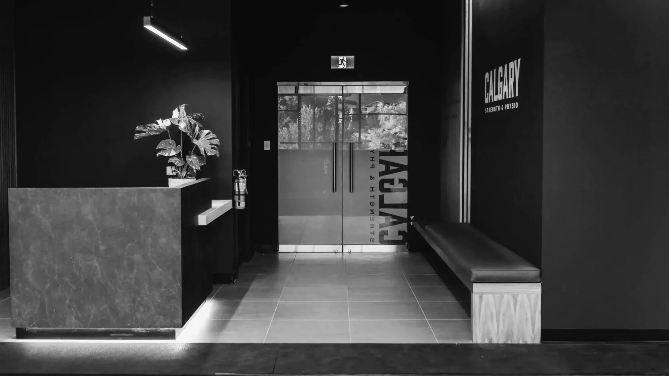 Private treatment room at Calgary Strength & Physio